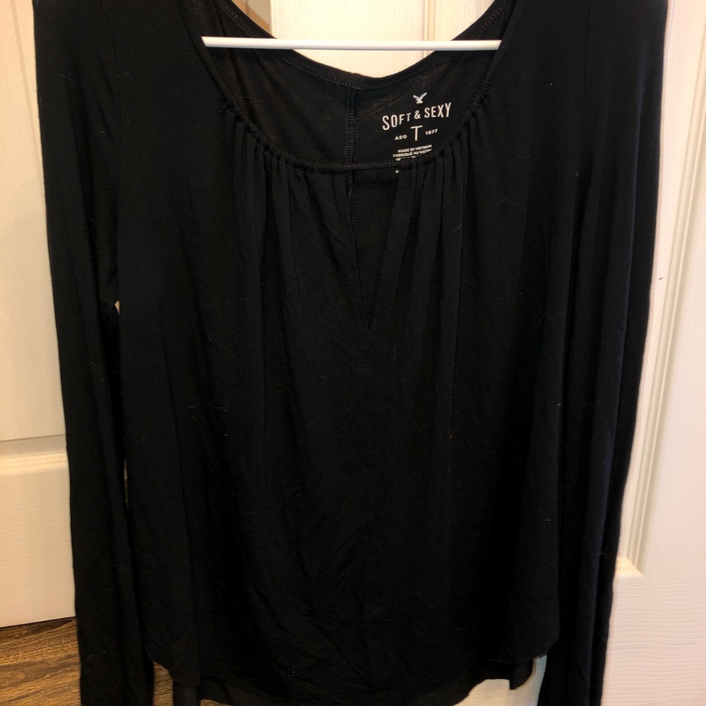American eagle long sleeve dress top